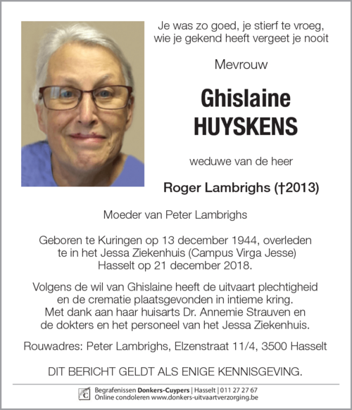 Ghislaine Huyskens