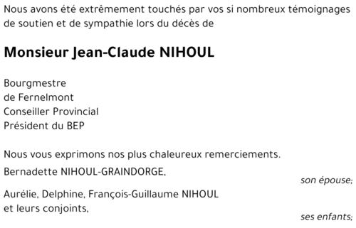 Jean-Claude NIHOUL