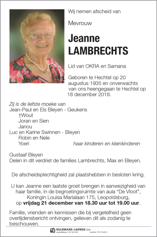 Jeanne Lambrechts
