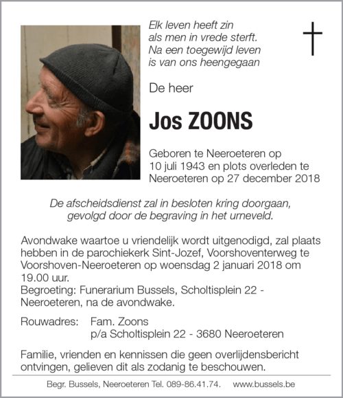 Jos ZOONS