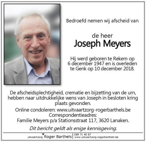 Joseph Meyers