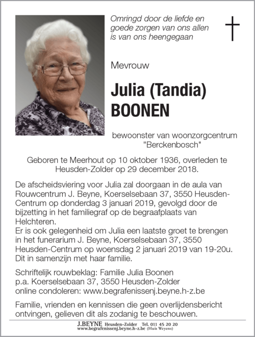 Julia Boonen
