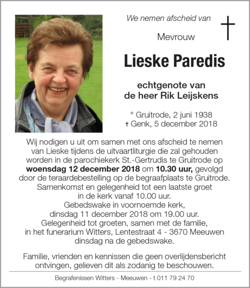 Lieske Paredis