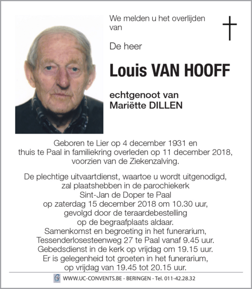Louis Van Hooff