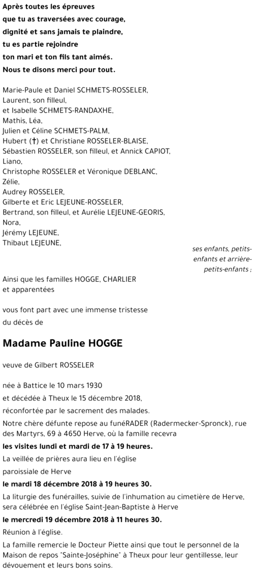 Pauline HOGGE