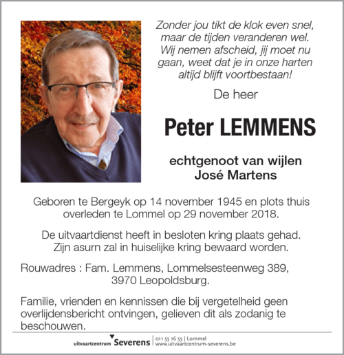 Peter Lemmens