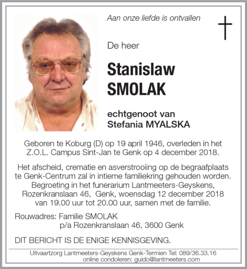 Stanislaw SMOLAK
