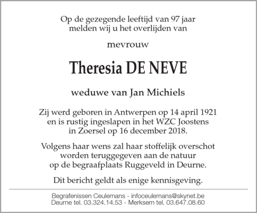 Theresia De Neve