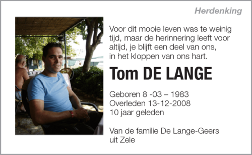 Tom De Lange