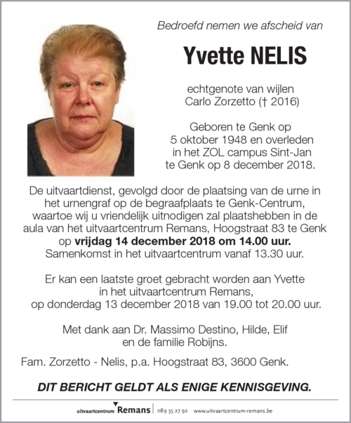 Yvette Nelis