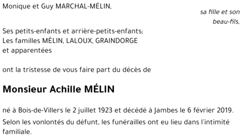 Achille MÉLIN