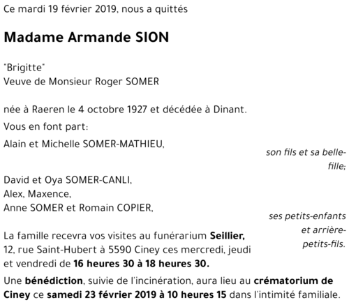 Armande SION