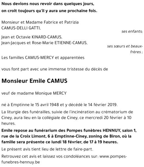 Emile CAMUS