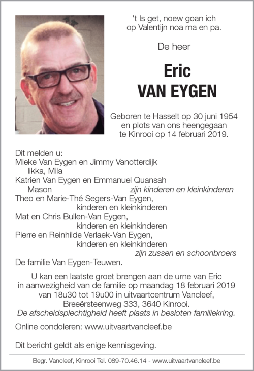 Eric Van Eygen