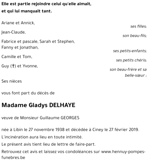 Gladys Delhaye