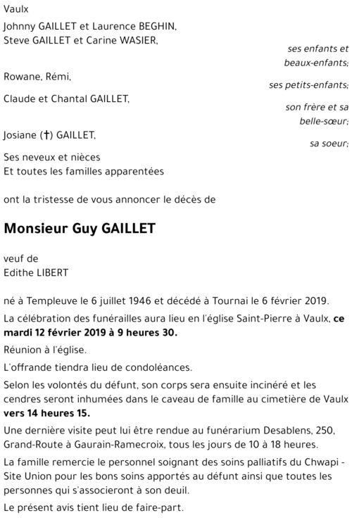 Guy GAILLET