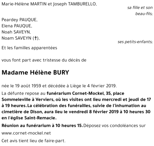 Hélène BURY