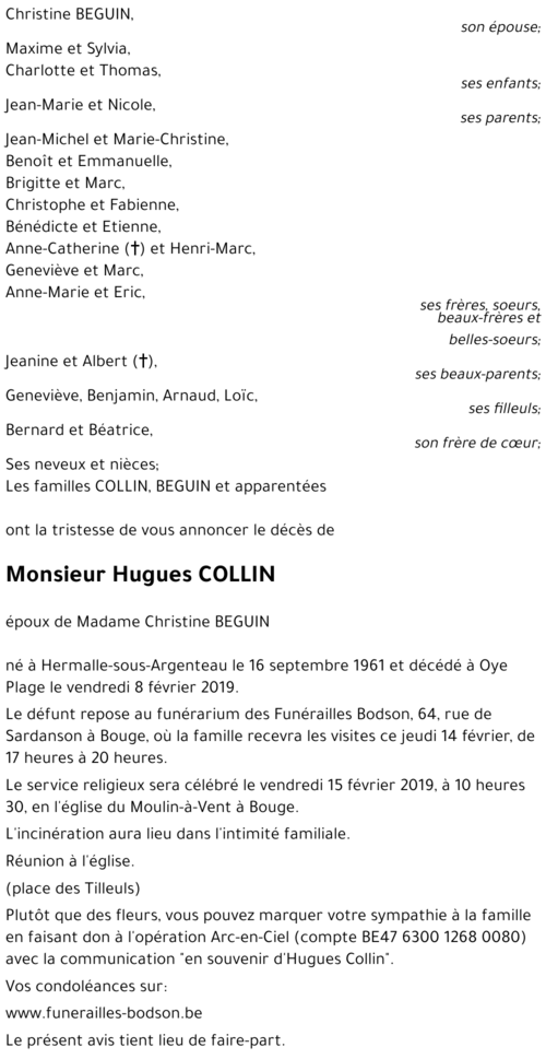 Hugues COLLIN