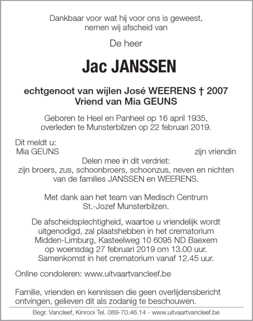 Jac Janssen