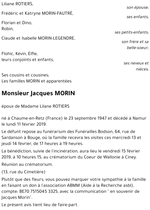 Jacques MORIN