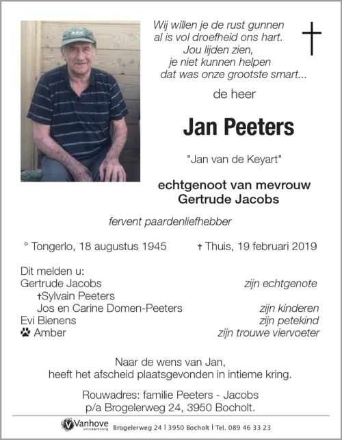 Jan Peeters