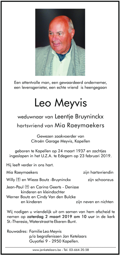 Leo Meyvis