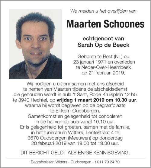 Maarten Schoones