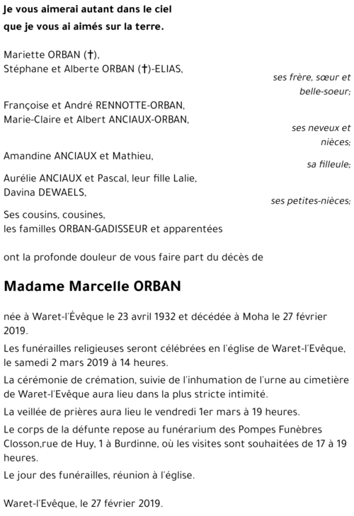 Marcelle ORBAN