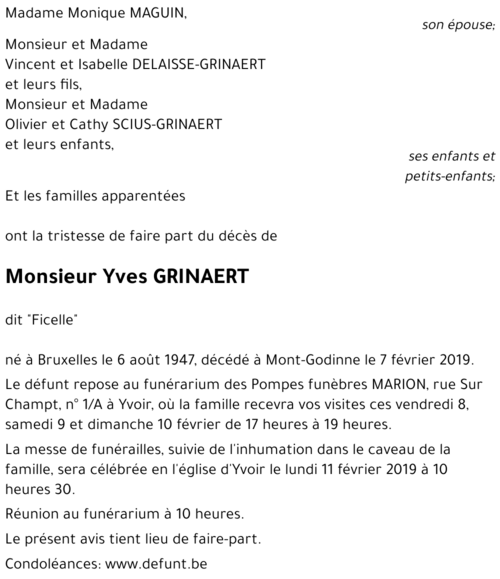 Yves GRINAERT