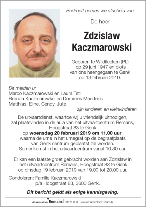 Zdzislaw Kaczmarowski