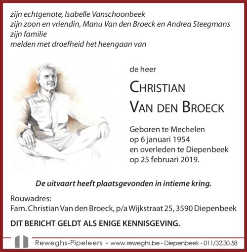 Christian Van den Broeck