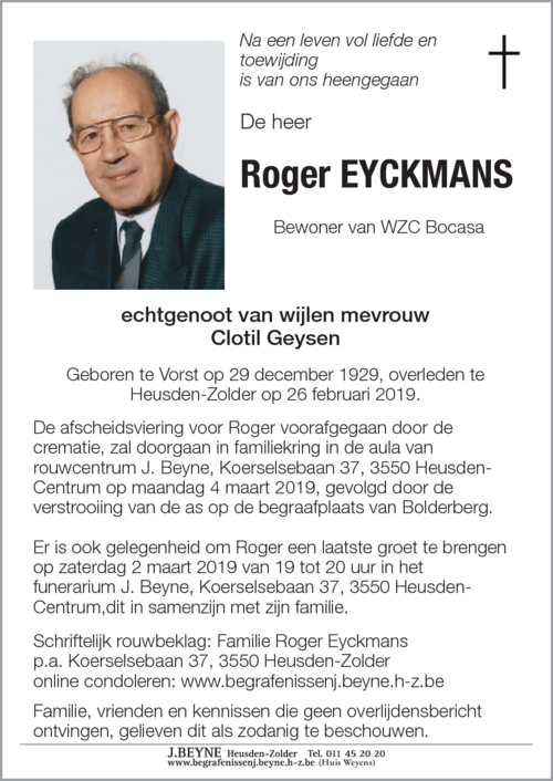 Roger Eyckmans
