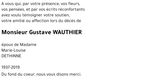 Gustave WAUTHIER