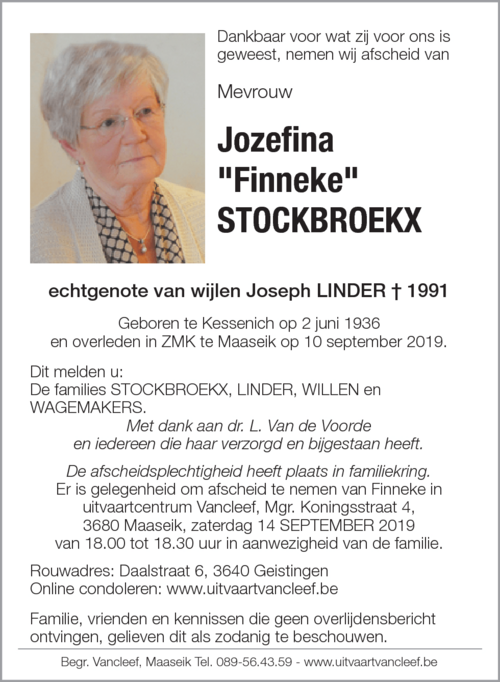 Jozefina Stockbroekx