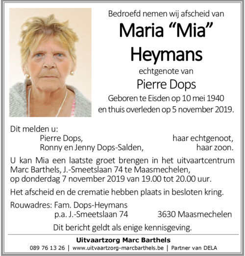 Maria Heymans