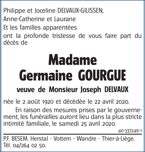 Germaine GOURGUE
