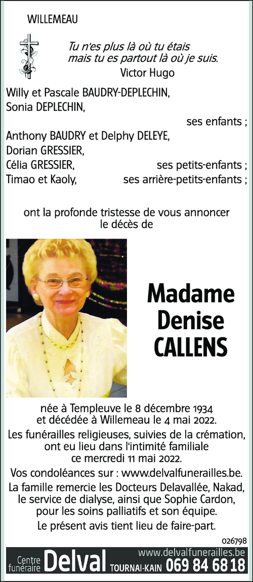Denise CALLENS