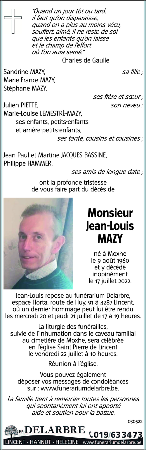 Jean-Louis MAZY