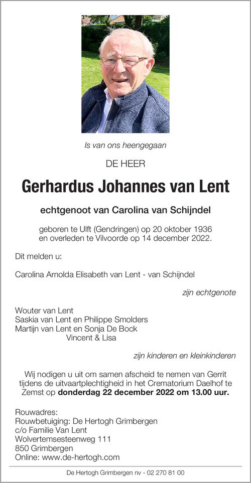 Gerardus van Lent