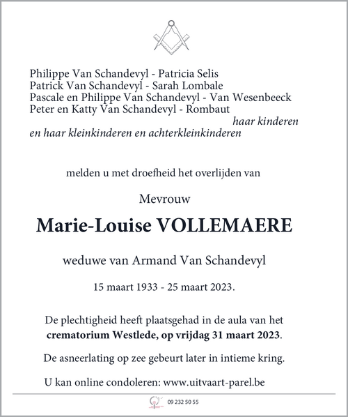 Marie-Louise Vollemaere