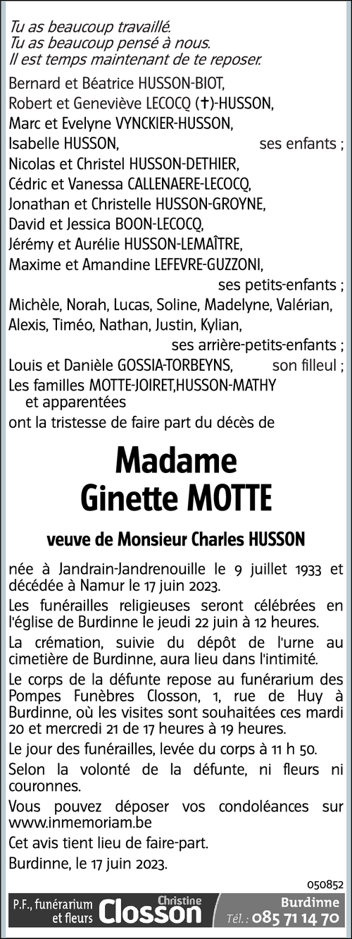 Ginette MOTTE