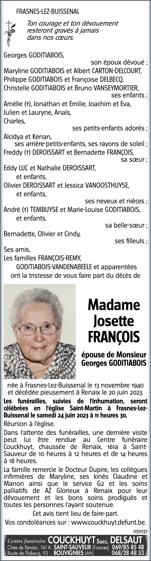 Josette FRANCOIS