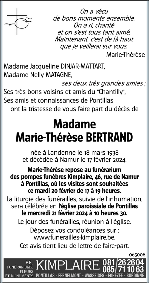 Marie-Thérèse BERTRAND