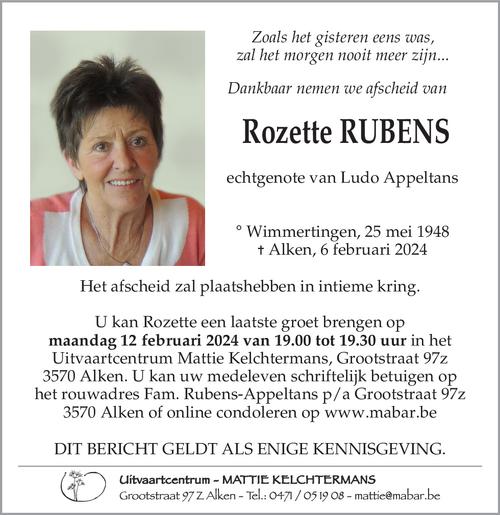 Rozette Rubens