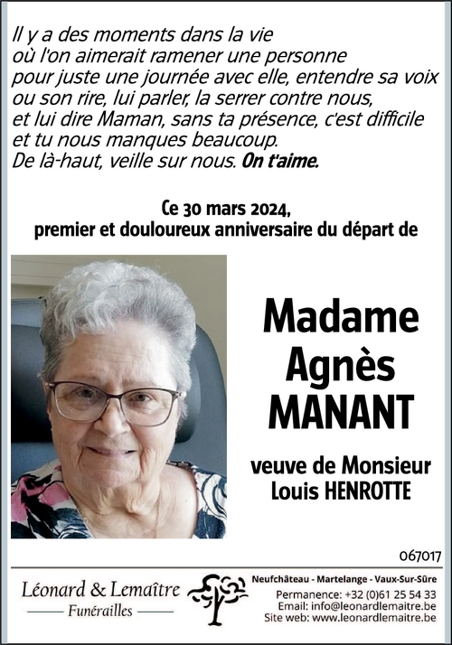 Agnès MANANT