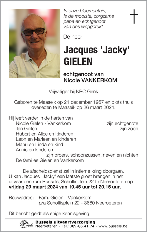 Jacques 'Jacky' GIELEN