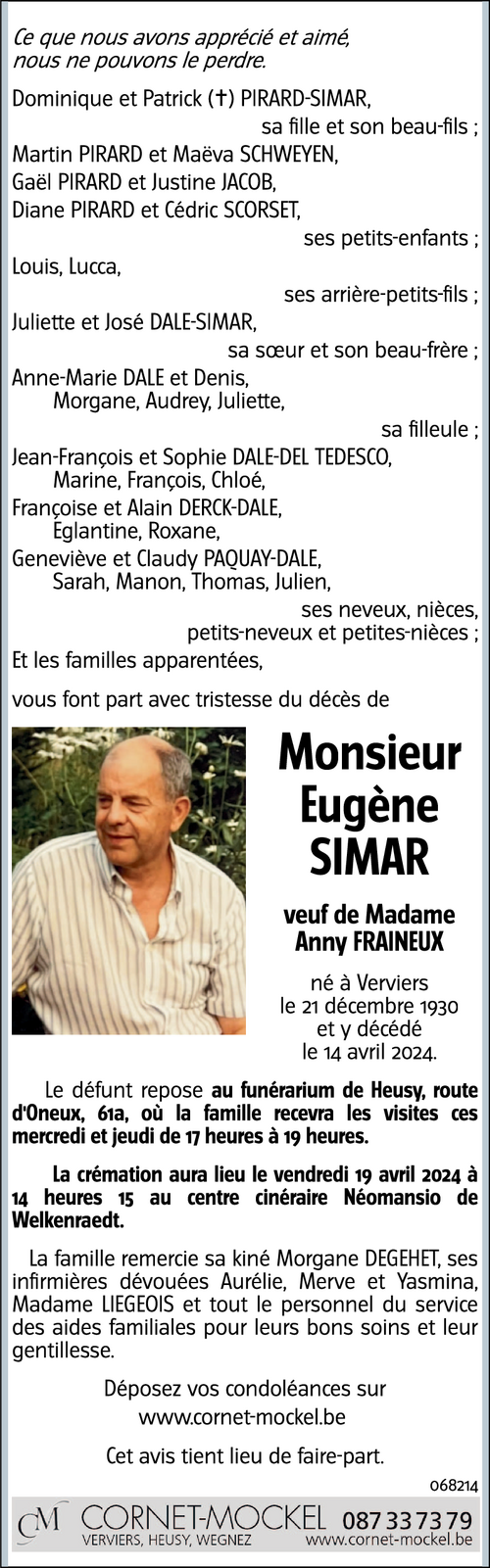 Eugène SIMAR