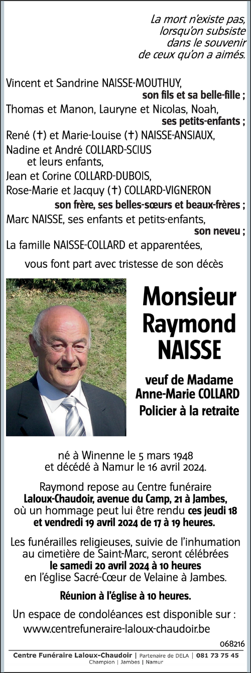 Raymond NAISSE