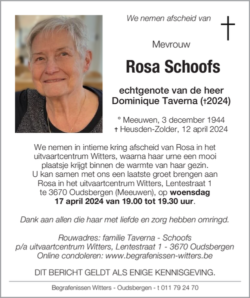 Rosa Schoofs