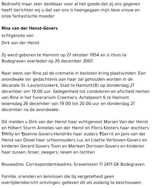 Rina Govers